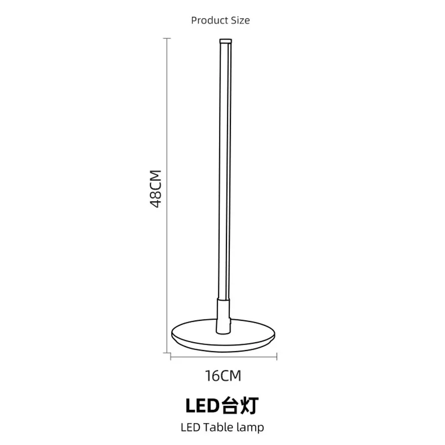 

8W Modern LED Table Lamps Bedroom Reading Desk Lights Nordic Creative Home Decor Light Fixture Living Room Stand Night Lights