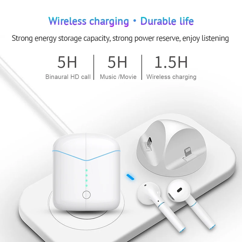 Беспроводная Bluetooth гарнитура Bluetooth 5,0 водонепроницаемые ipx5 Мини Спортивные наушники Bluetooth гарнитура с микрофоном коробка для хранения