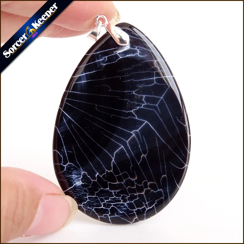 Настоящие женские натуральные ожерелья-чокер Bijoux Femme Подвески ручной работы Ботсвана оникс агатовый камень бусины для изготовления ювелирных изделий AA640