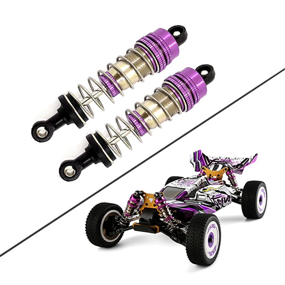 

Front Rear General Semi-metal Shock Absorbers Shock Damper for Wltoy 124019 RC Car