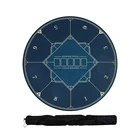 120 см резиновая круглая настольная скатерть Техасский Холдем для покерного стола 2 мм качественная компоновка для казино настольные игры мат для покера