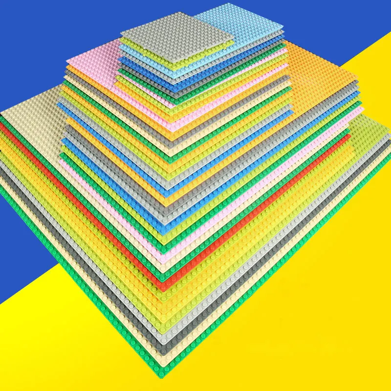 Маленькие частицы Нижняя пластина классические базовые пластины кирпичи