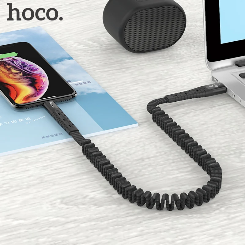 USB кабель HOCO для Apple 2 4 А х/б эластичный|Кабели мобильных телефонов| |