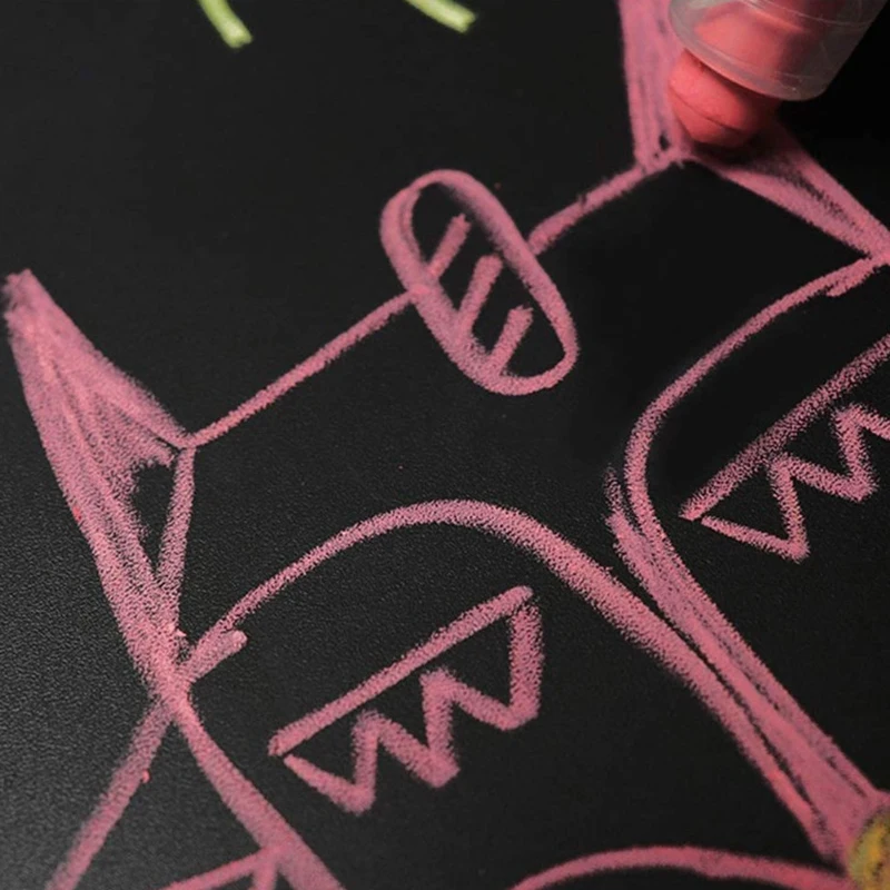 

60 Colored Dust-Free Chalk Pens Removable Blackboard Stationery Water-Soluble Chalk