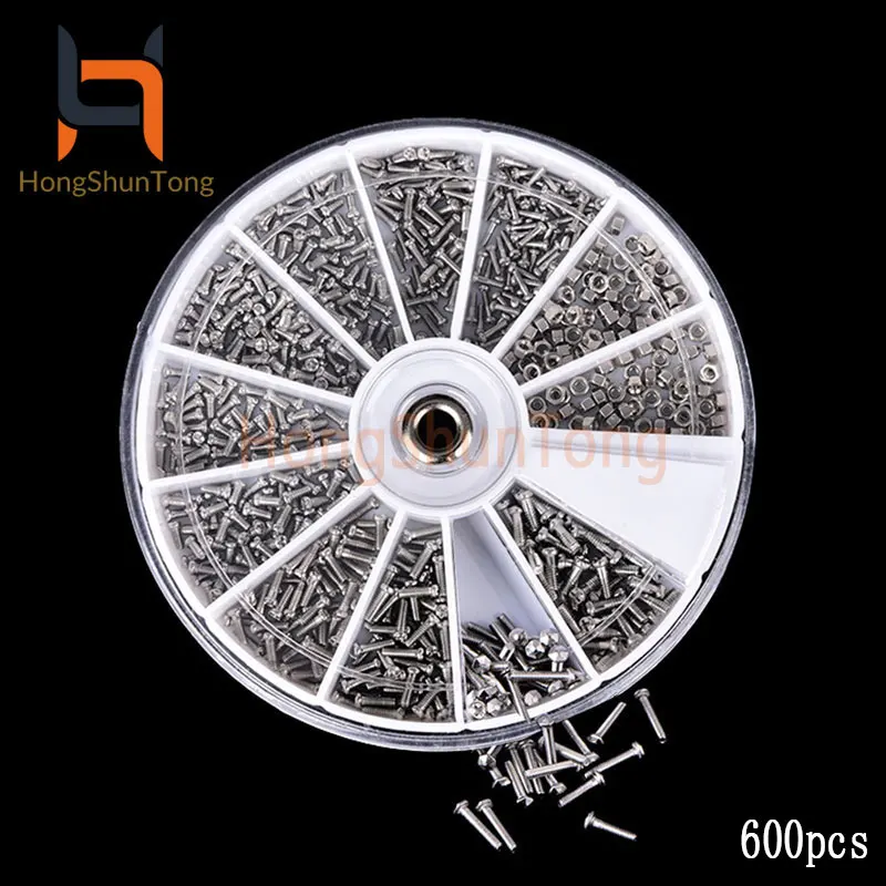 600 шт./компл. 12 видов нержавеющих комплектов ремонтные детали инструменты для