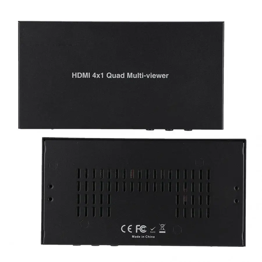Аудио кабель 100 240 в HDMI 4x1 Quad мульти просмотра видео сплиттер бесшовный