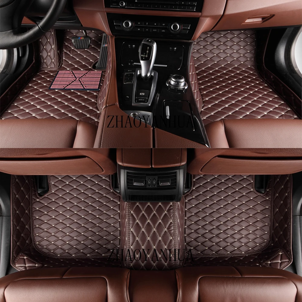 

Custom LHD/RHD Special Car Floor Mats For Cadillac CTS 2014-2015 Year Waterproof Leather Anti-Slip Carpet Liners