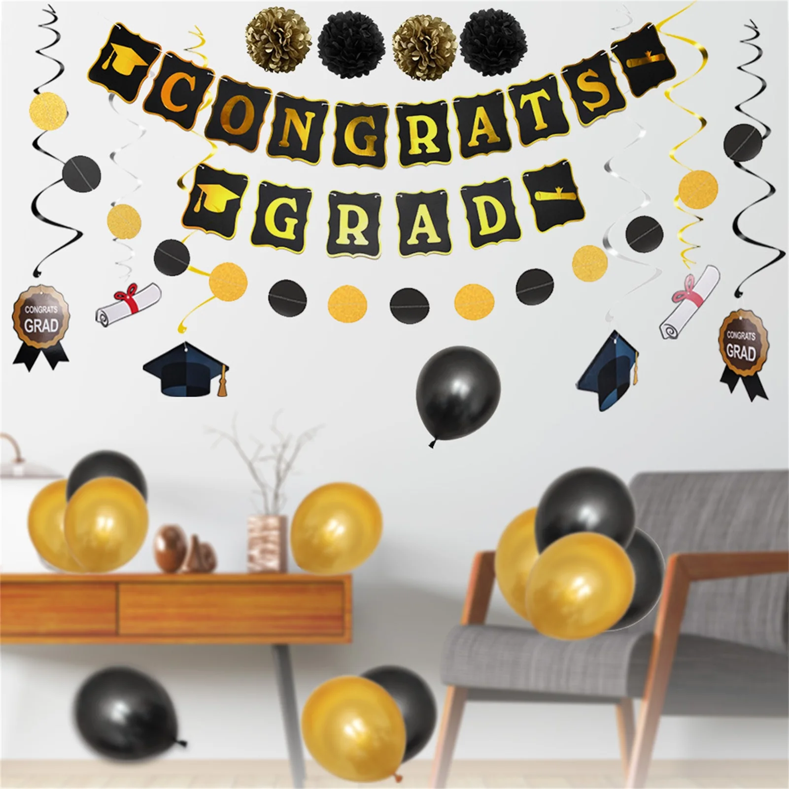 

Graduation Party Supplies Graduation Party Balloons Set Graduation Party Decoration Supply Graduation Scene Decoration Balloon