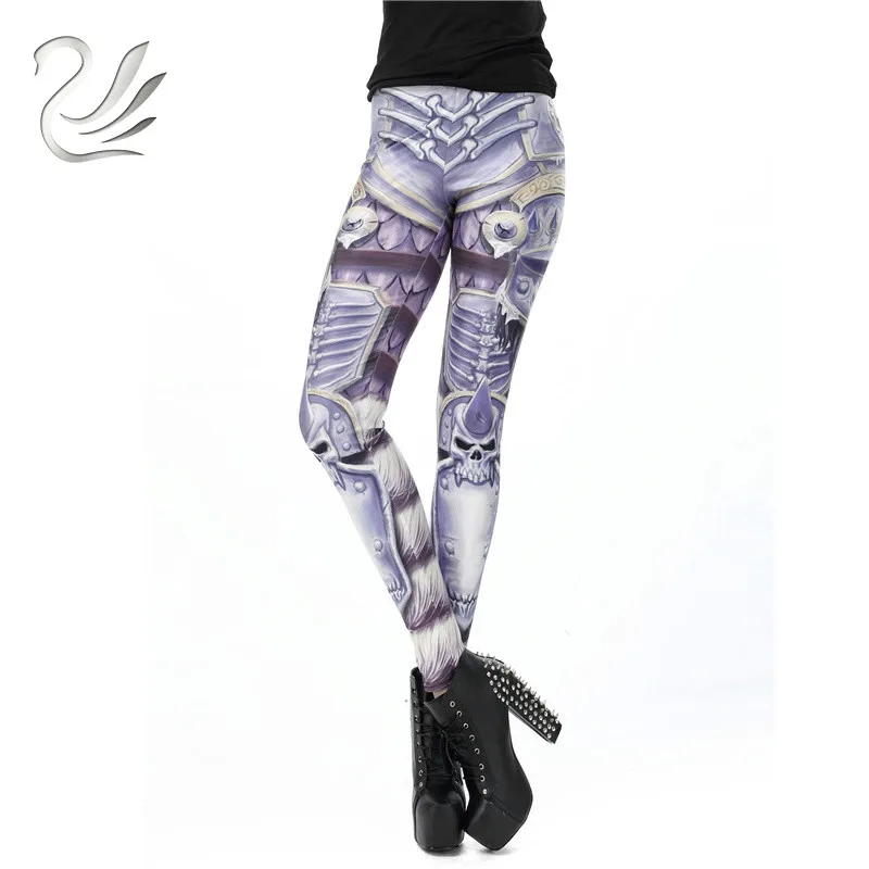 Леггинсы женские с принтом WOW OF THE HORDE Брендовые брюки весна лето|women brand leggings|women