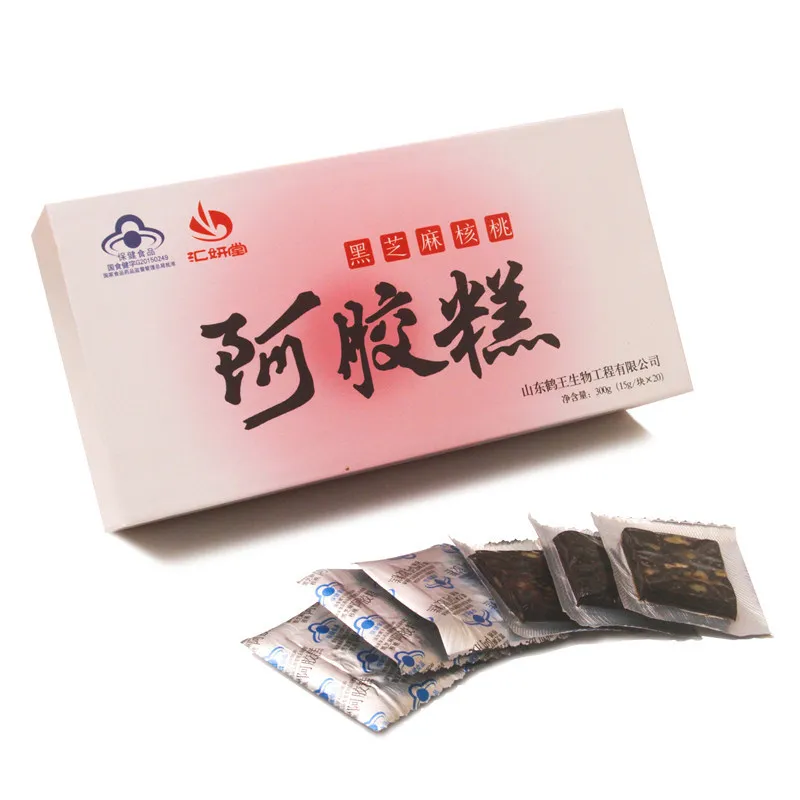 

Authentic Shandong Dongahui Yantang Donkey-hide Factory Direct Ready-to-eat Donkey-hide Gelatin Hurbolism 24 Months Cfda