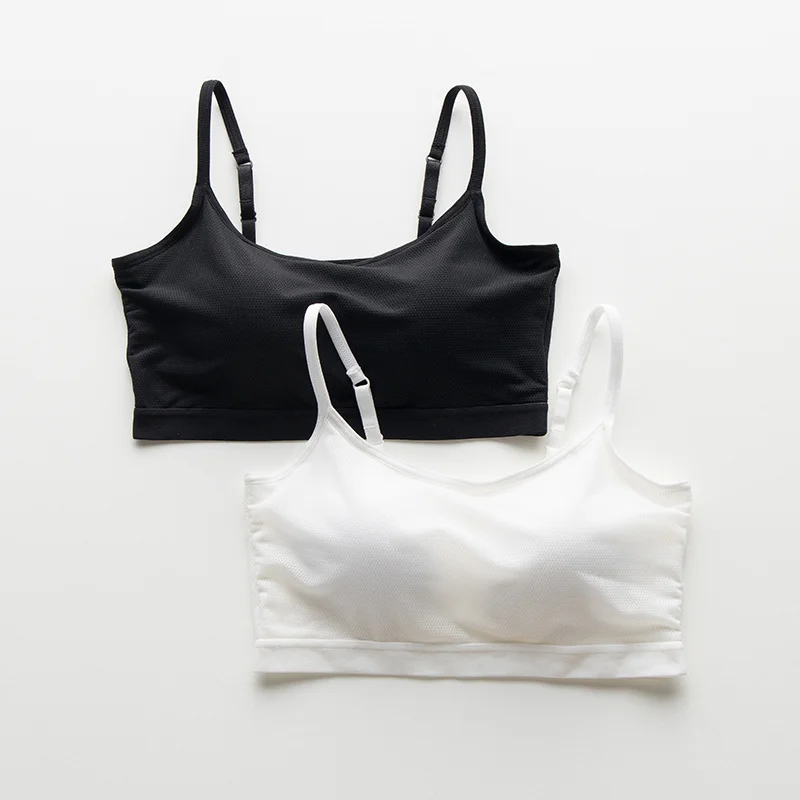 

Strap Vest Bra Beauty Back Tube Top Summer Underwear Female Wireless Thin Breathable Ultra Thin Bra