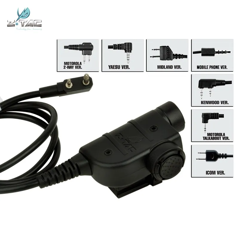 

Z Tactical Softair Silynx Releases Chest PTT Military Bowman Headset Radio PTT Ztac Airsoft Headphone Accessories Kenwood Z125