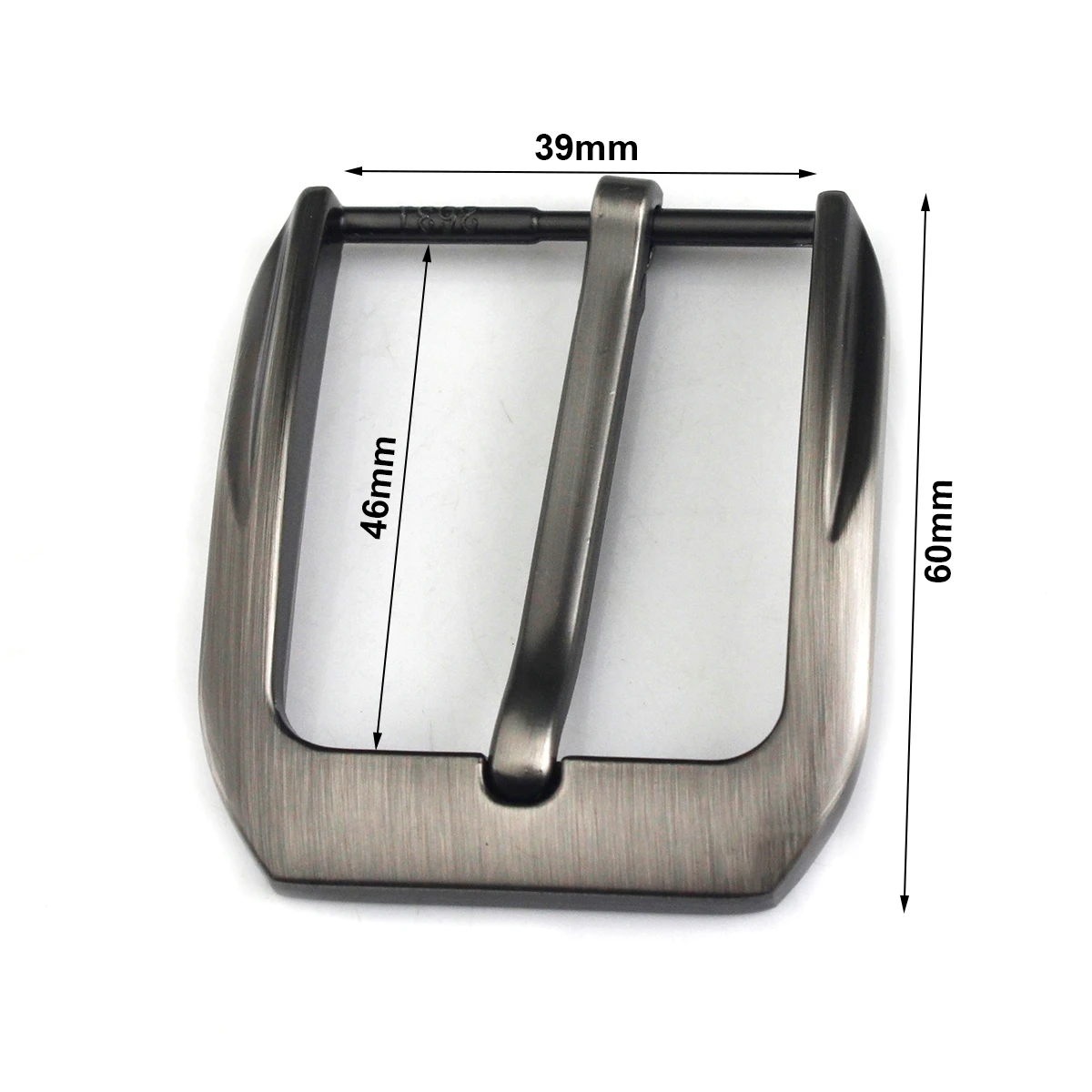 1 металлическая матовая пряжка для ремня 40 мм Пряжка среднего и диаметра кожаный