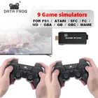 Игровая консоль DATA FROG, ретро консоль, 10000 встроенных игр, 4K HDMI, поддержка PS1GBAFC