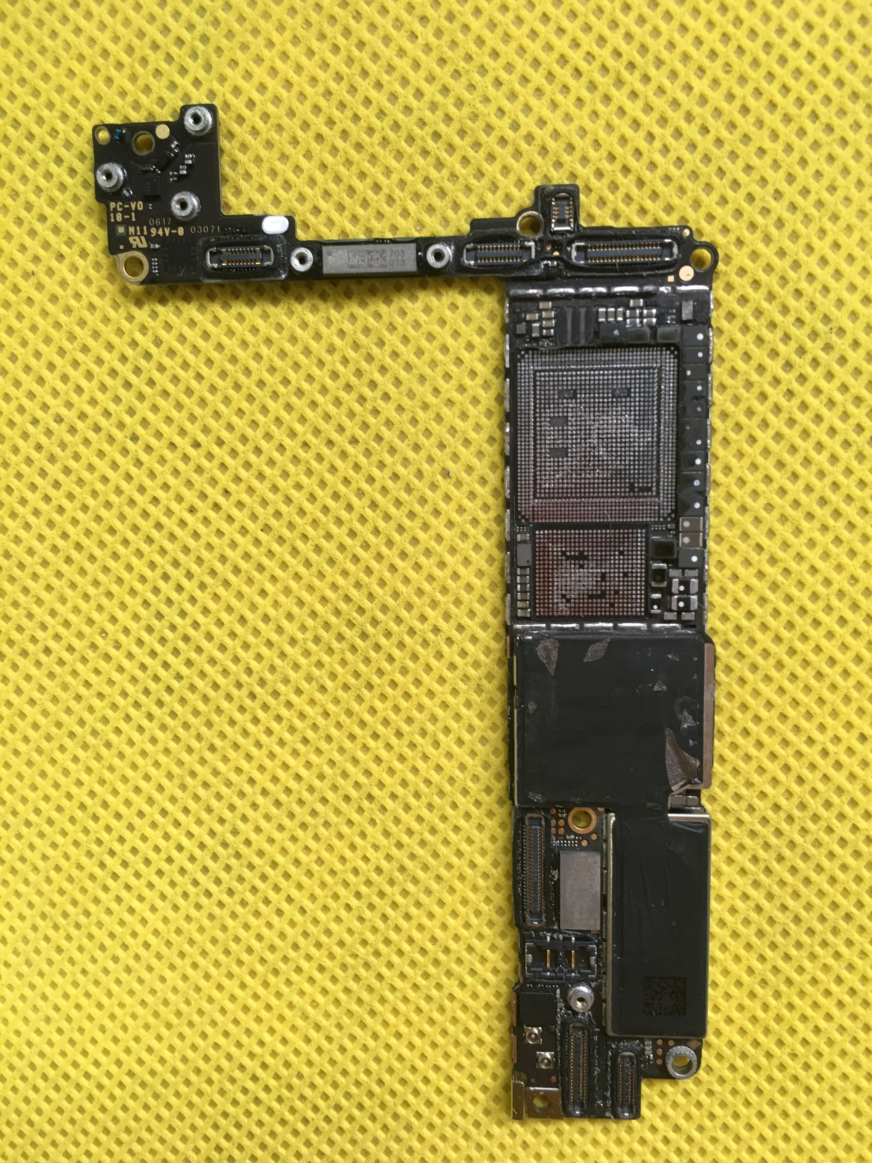 Материнская плата с ЧПУ для iPhone 7G основная часть процессора отверстием iCloud