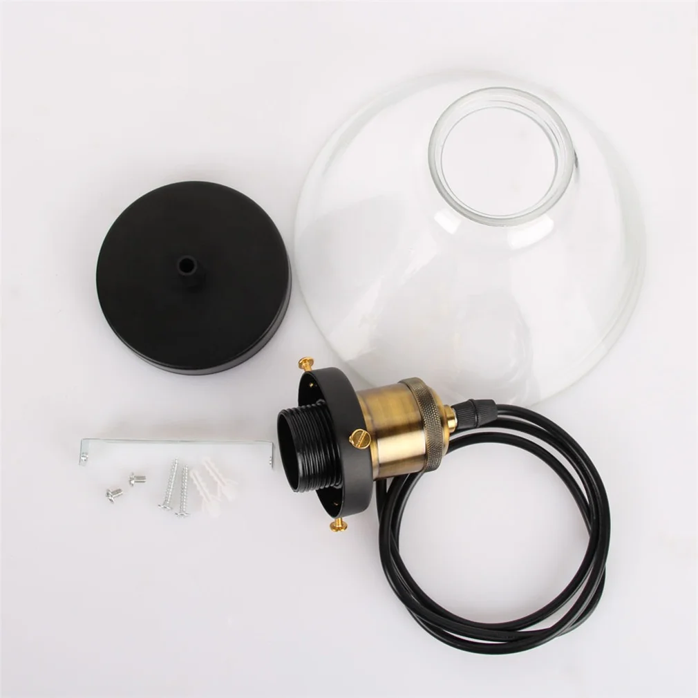 Стеклянная Лампа Абажур В индустриальном стиле винтажный Лофт Потолочный