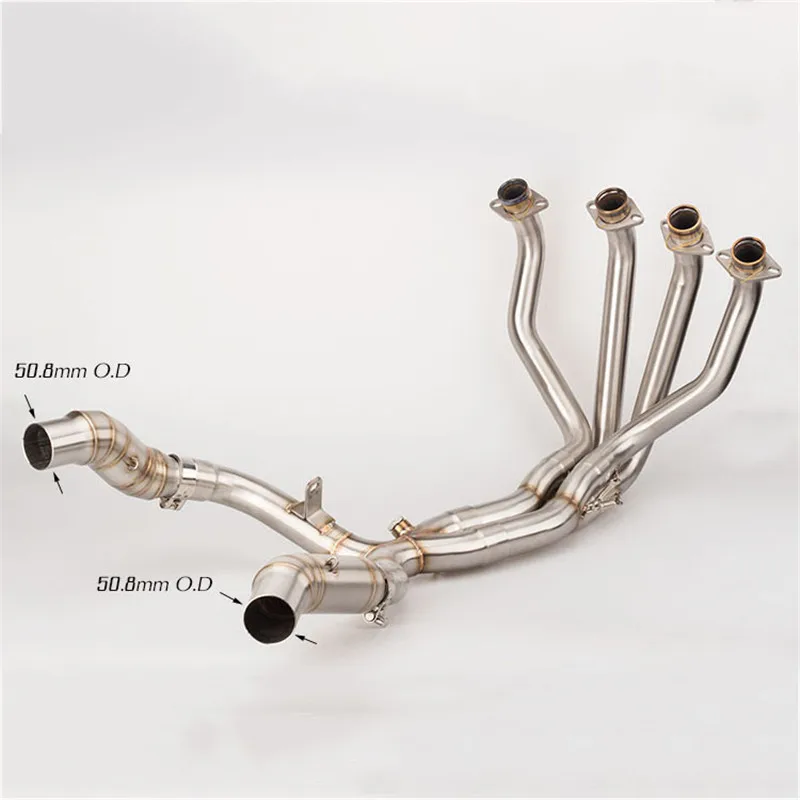 

Motorcycle Modified Exhaust Pipe Muffler 2010-2018 Z1000 Front Section Z1000 Dual Exhaust Front Section
