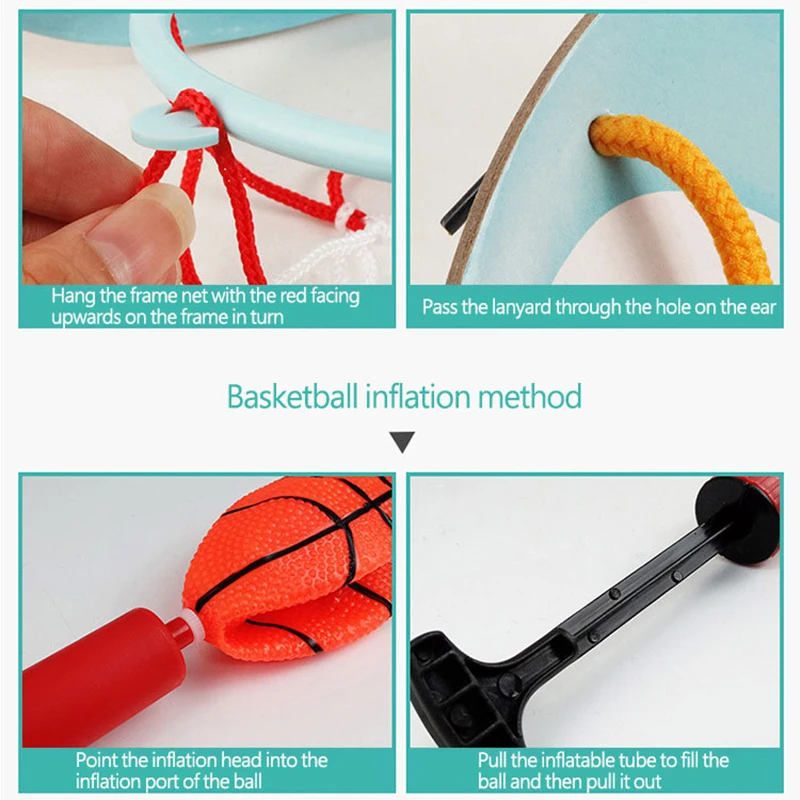 Детский баскетбольный подвесной набор спортивные самы уличный сад Надувная