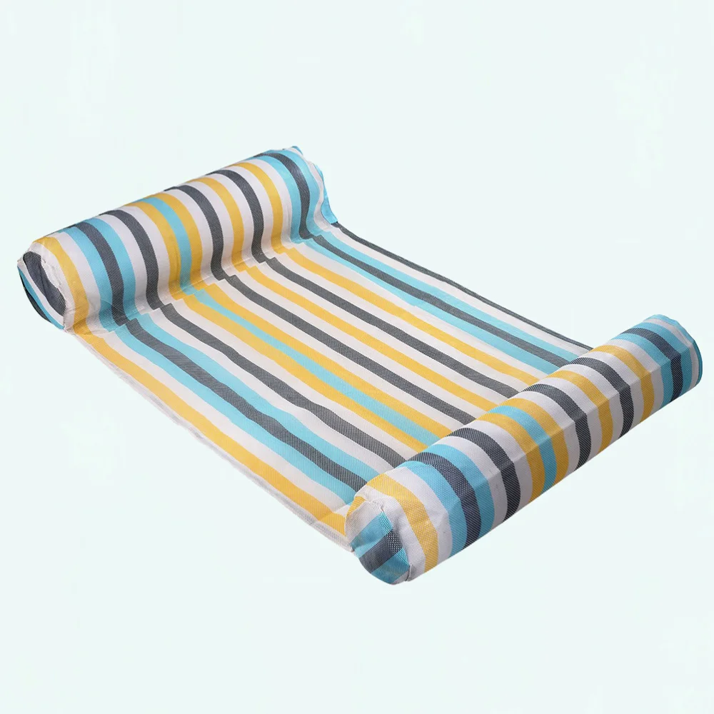 

Water Sports Inflatable Float Bed Water Hammock Swimming Pool Lounge Chair for Kids Adult (Blue)