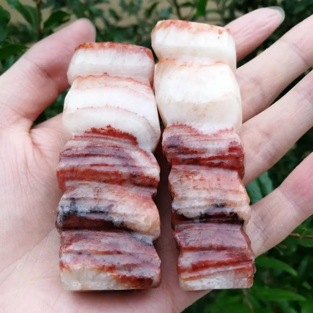 Натуральный кварцевый камень Тайвань мясо свинина живот бекон коллекция