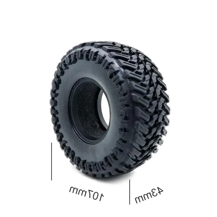Колесные шины 1 9 дюйма (диаметр: 107 мм ширина: 43 мм) для Axial SCX10 90046 D90 Traxxas TRX4 | Игрушки