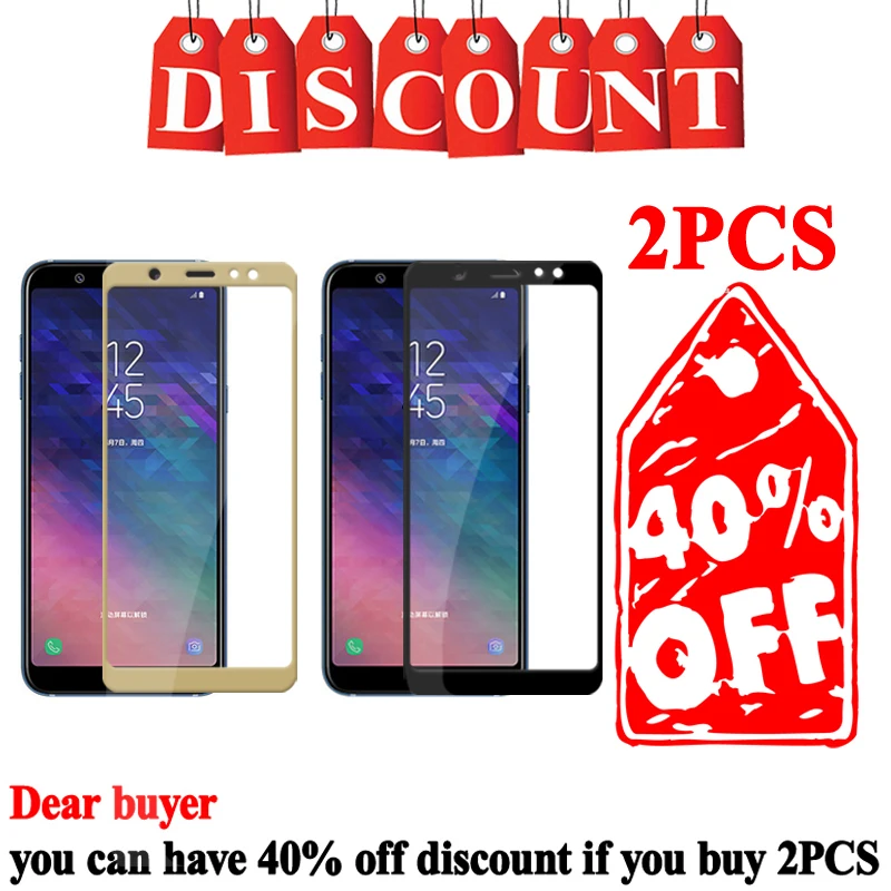 Для Samsung Galaxy A6 A9 A8 A7 A5 2018 Защитное стекло для экрана протектор A 6 7 8 9 5 Tremp Защитная