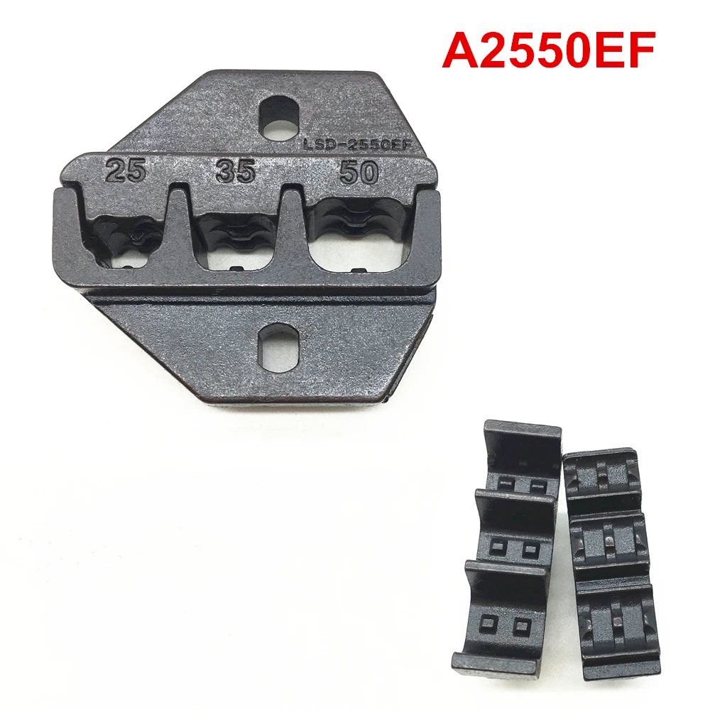Crimping die set A2550EF crimp jaws for cable end sleeve and ferrule 4~1AWG 25-50mm²