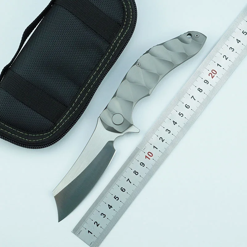 Титановый плавник magic chav D2 blade TC4 тактический складной нож с шарикоподшипником