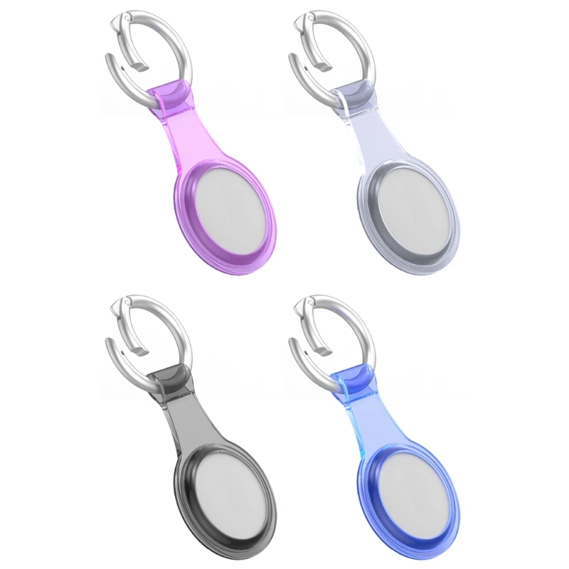 

TPU Soft Protective Cover Soft Transparent Case Shell Location Tracker Protector for AirTags Bluetooth Tracker Drop Shipping