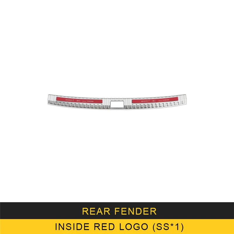 Автомобильный Стайлинг GELINSI накладка на заднюю дверь багажник бампер протектор