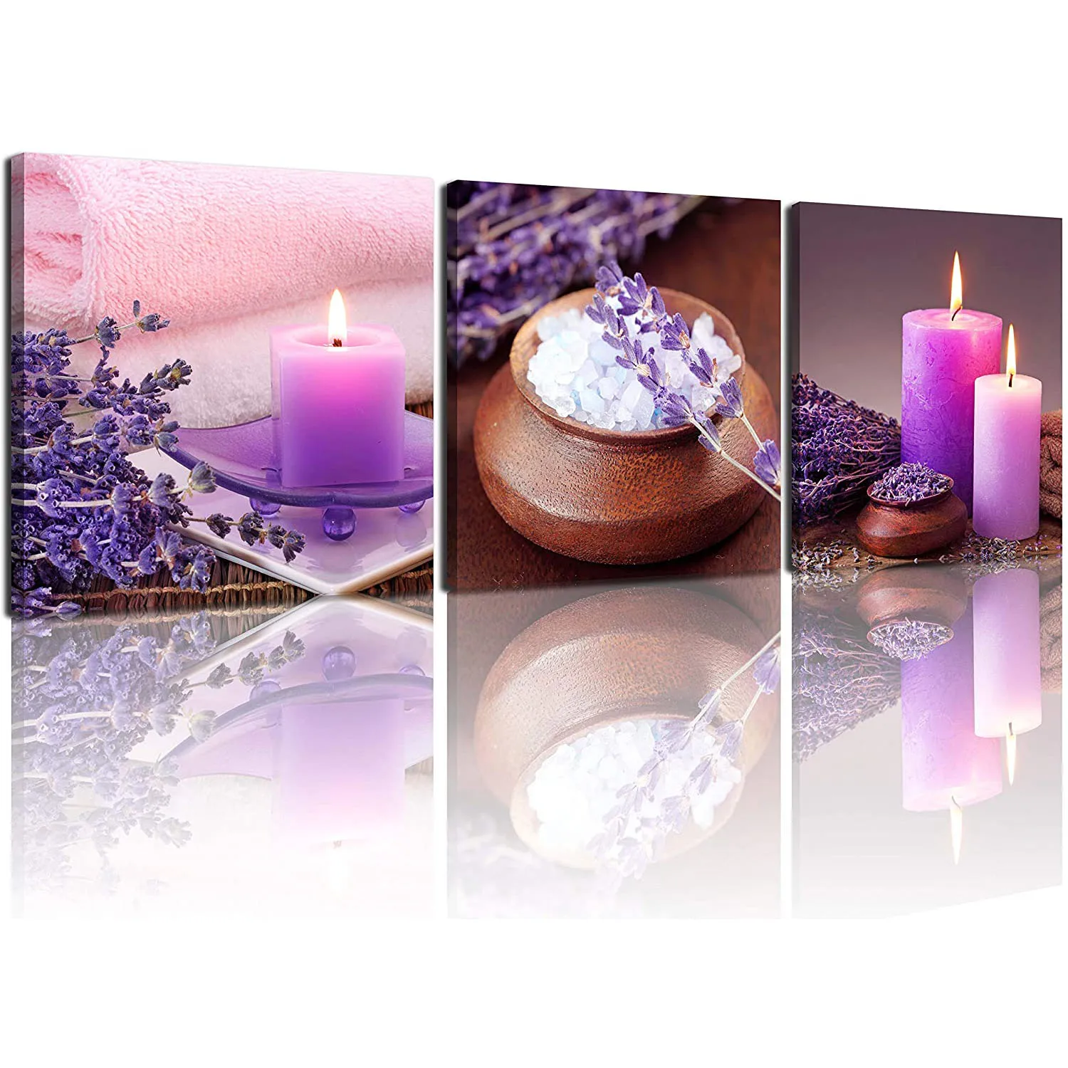 Zen Spa фиолетовые ароматические свечи для ароматерапии искусство на стене картины