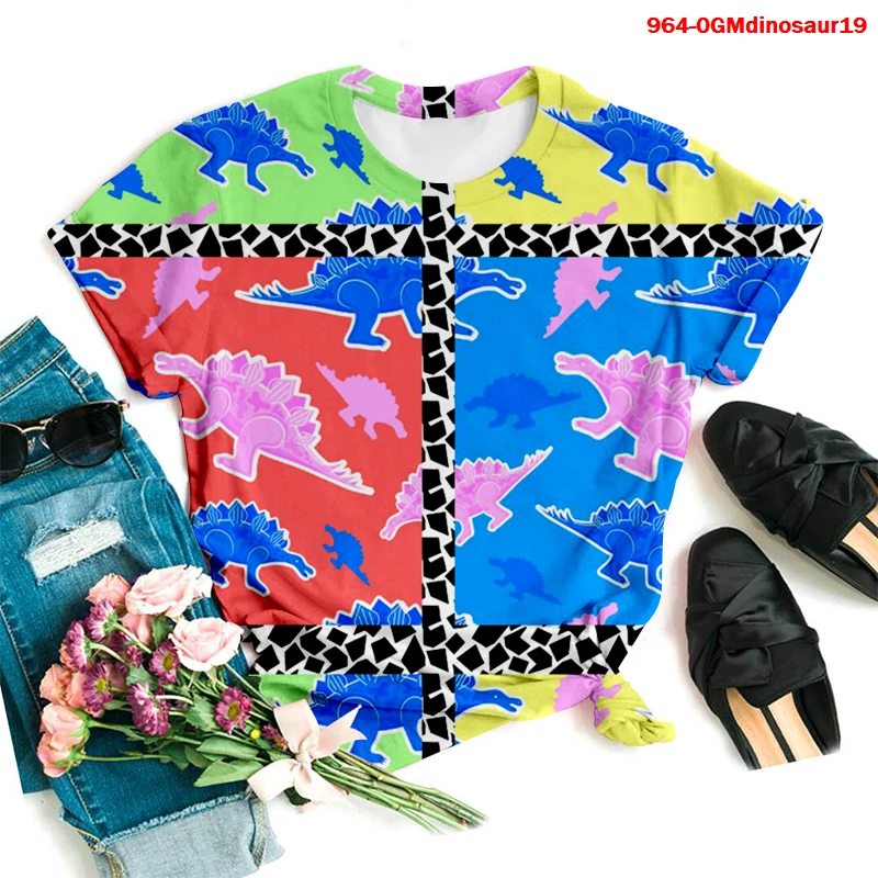 

Animals T shirt 3D T-shirt Men Summer Cartoon Dinosaur Tshirt Kids Funny Harajuku Fashion Top Women Boy Cool tshirt Plus Size
