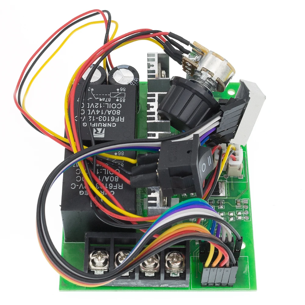 DC10-55V мотор Скорость Управление Электрические PWM регулятор с реверсивный