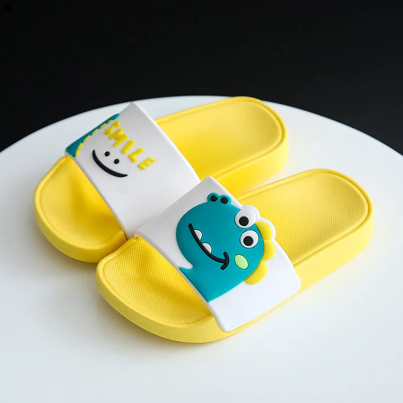 Children's Slippers Cute Cartoon Dinosaurs Boys and Girls Non-slip Slippers for Children with Soft Soles Wear Resistance