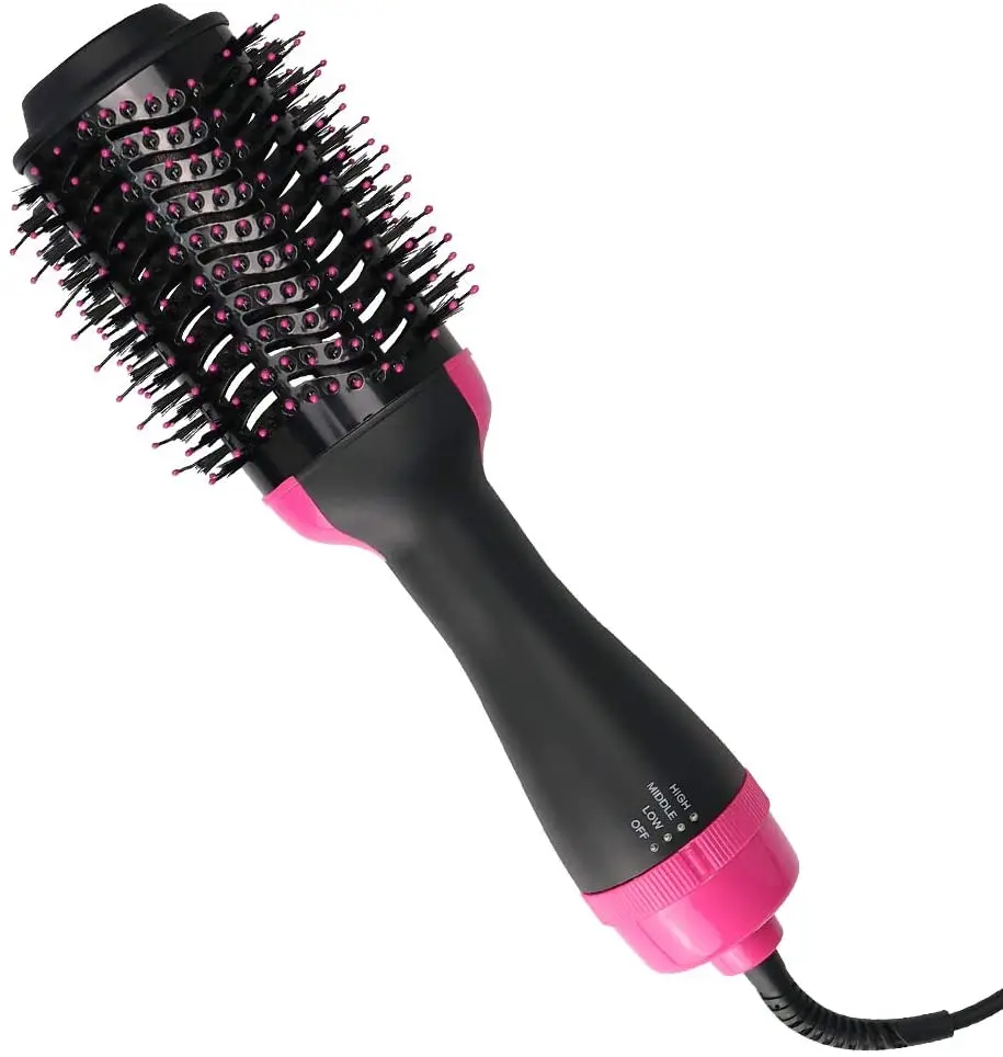 

One-Step Hair Dryer And Volumizer Hot Air Brush, Blow Dryer Brush with Negative Ionic for Straightening, Curling, Professional