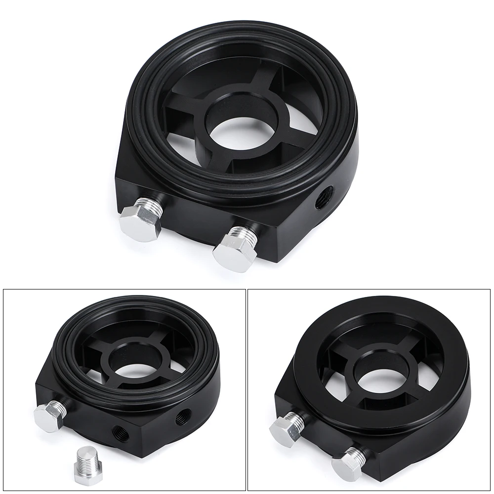 WLR RACING M20X1.5 3/4 16 1/8 NPT алюминиевый гоночное масло манометр Масляный фильтр Кулер