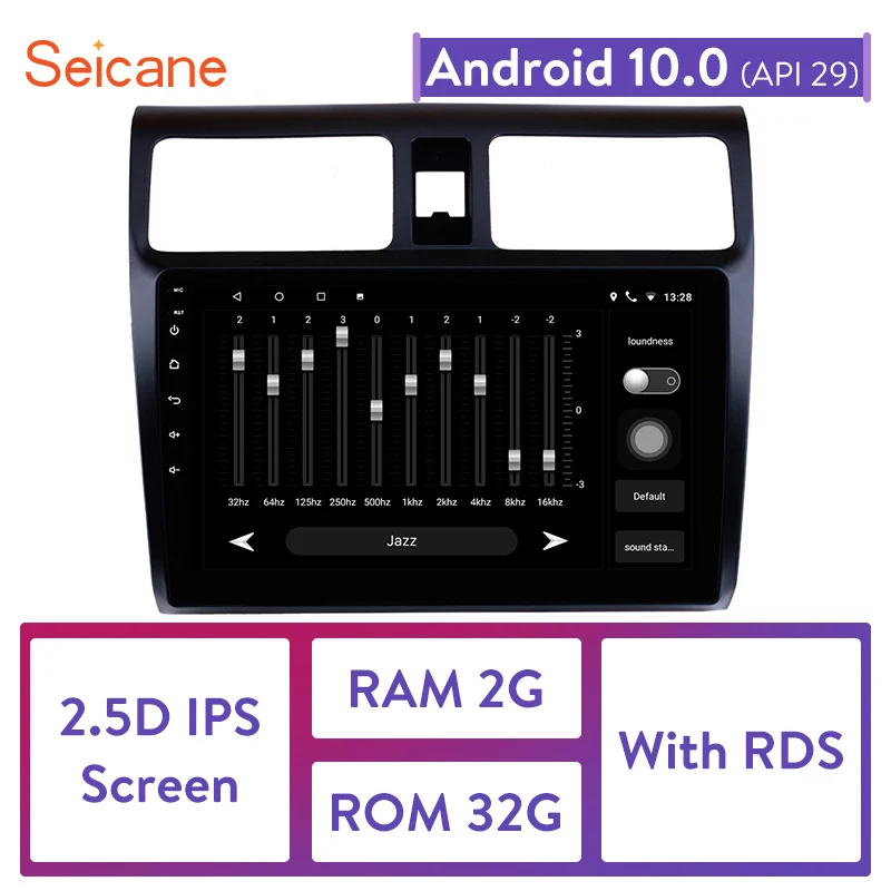 Seicane Android 8 1 четырехъядерный ПЗУ 16 Гб автомобильный радиоприемник с навигацией GPS