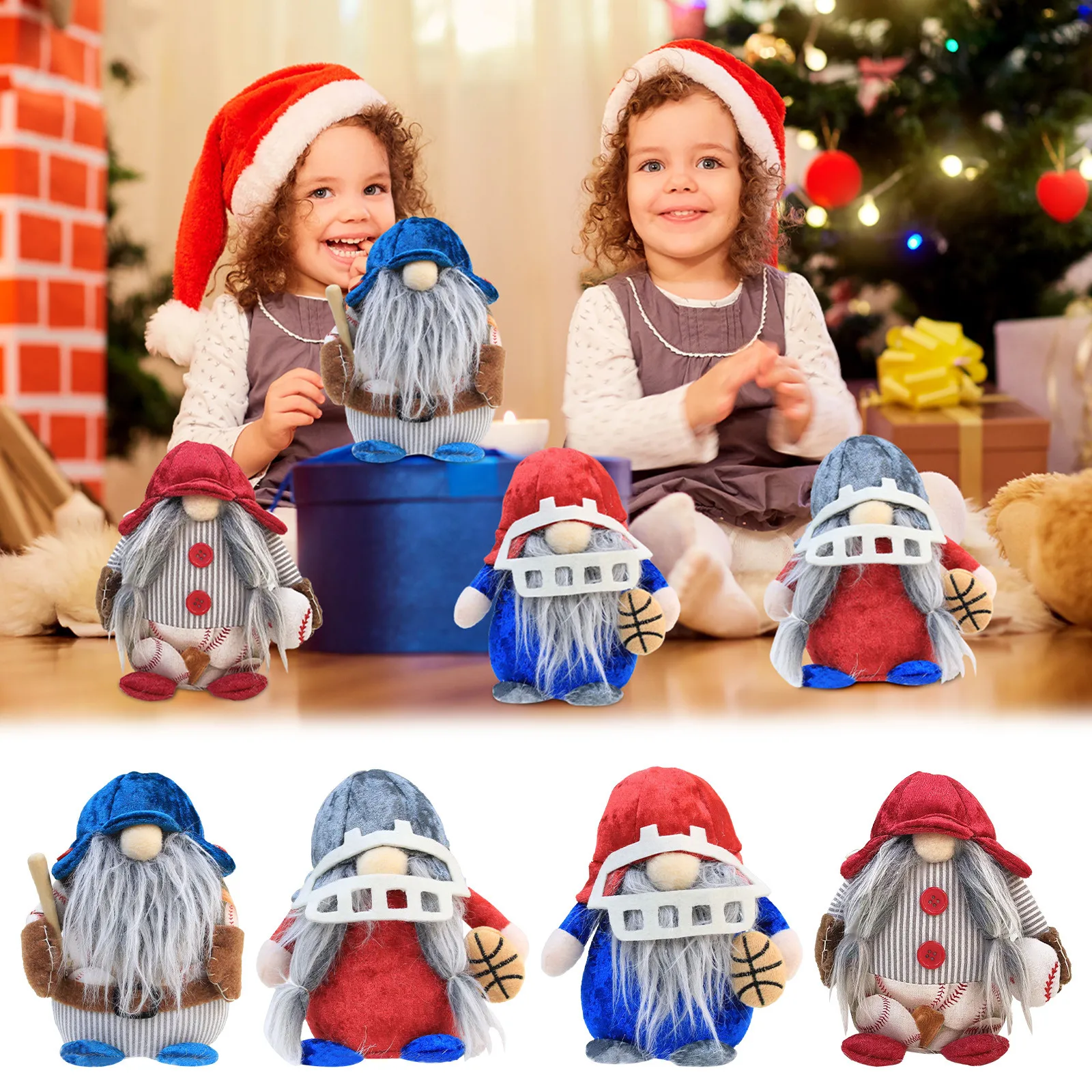 

Рождественские безликие куклы, рождественские украшения, плюшевые игрушки, украшения для комнаты, рабочего стола, стоячий столб