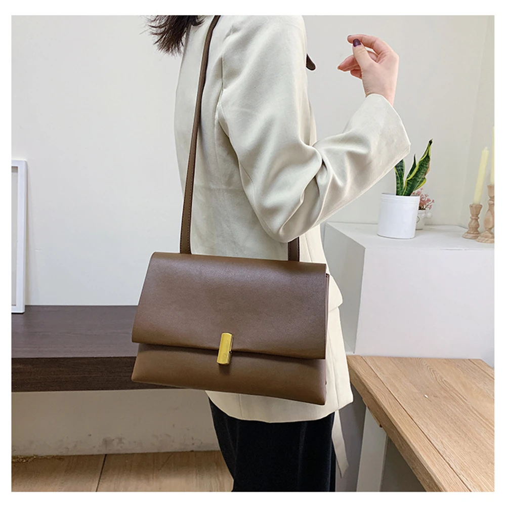 

New Arrival Solid Color Women 2020 Shoulder Bag Cross-body bags Casual Envelope Solid Zipper Soft Casual Tote Solid