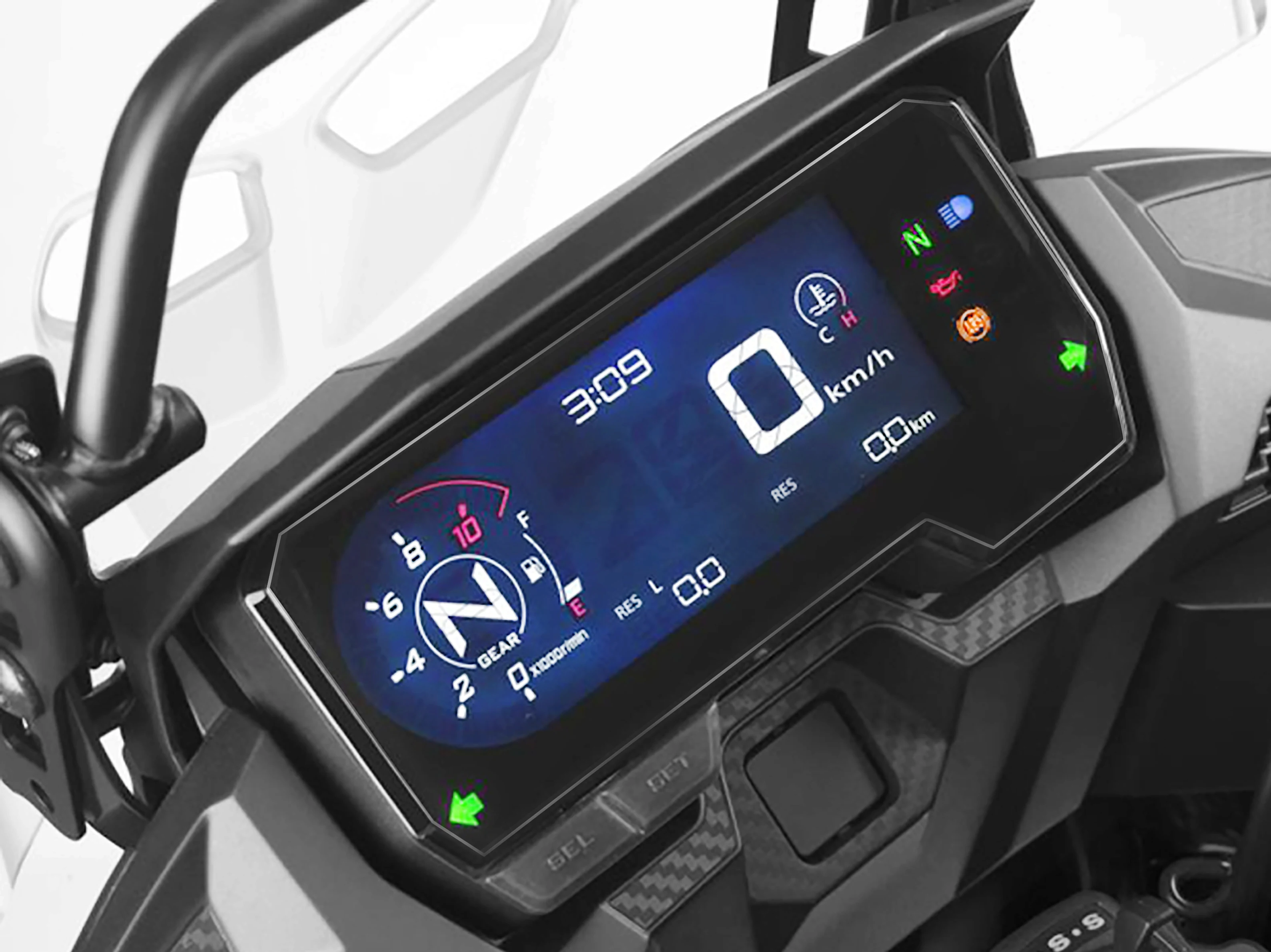 Kodaskin двигатель ТПУ приборной панели экранный инструмент защита для Honda CB500X CB500F cb500x cb500f