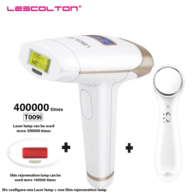 

IPL-эпилятор Lescolton T009i 2 в 1, прибор для удаления волос с ЖК-дисплеем, лазерный Перманентный триммер для зоны бикини, Электрический депилятор