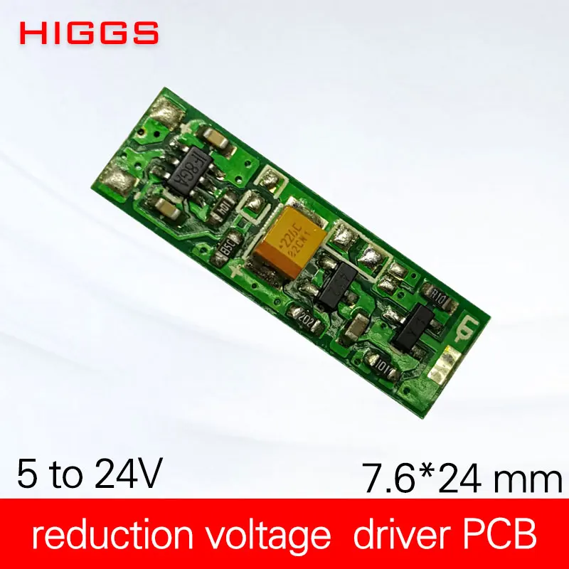 Стабильный высокомощный диодный схема привода платы снижения напряжения PCB от 5 В до 24 В может установить максимальный ток 1A