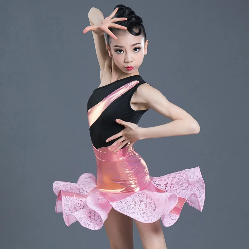 Детское платье для латиноамериканских танцев девочек детские костюмы