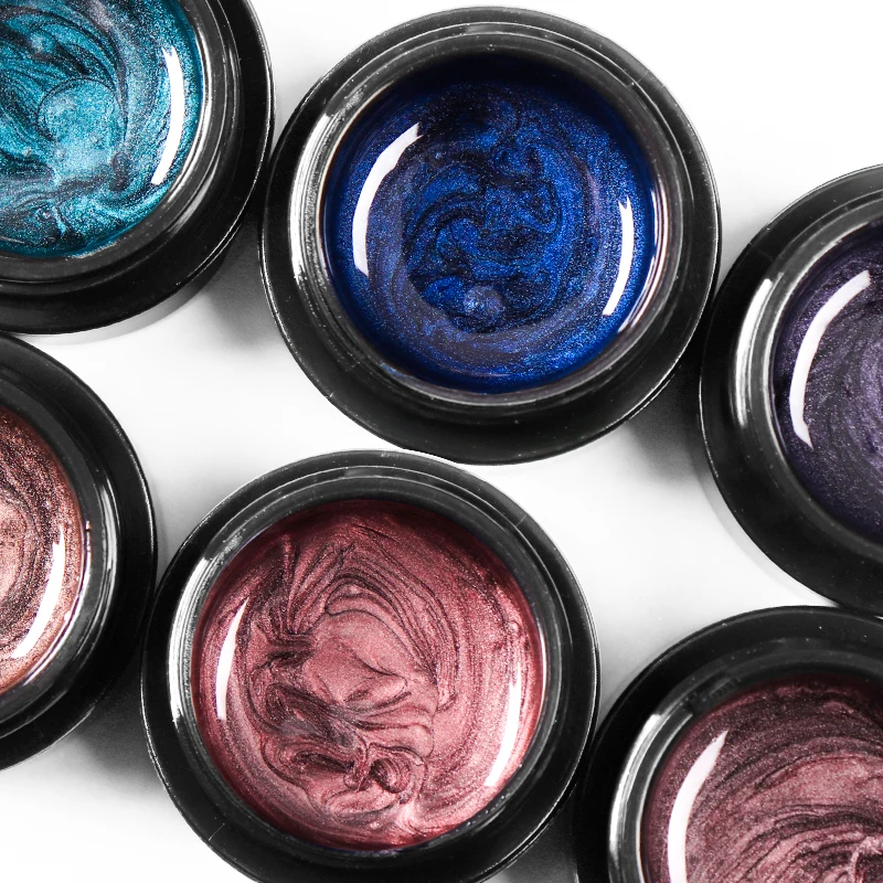 Встречайте 5D кошачьи глаза гель для ногтей Хамелеон использования с магнитом лак