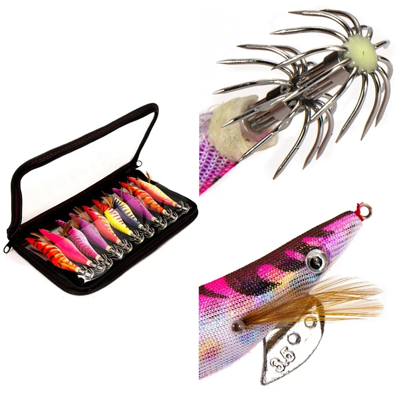 

10 шт., рыболовные приманки с объемными глазами