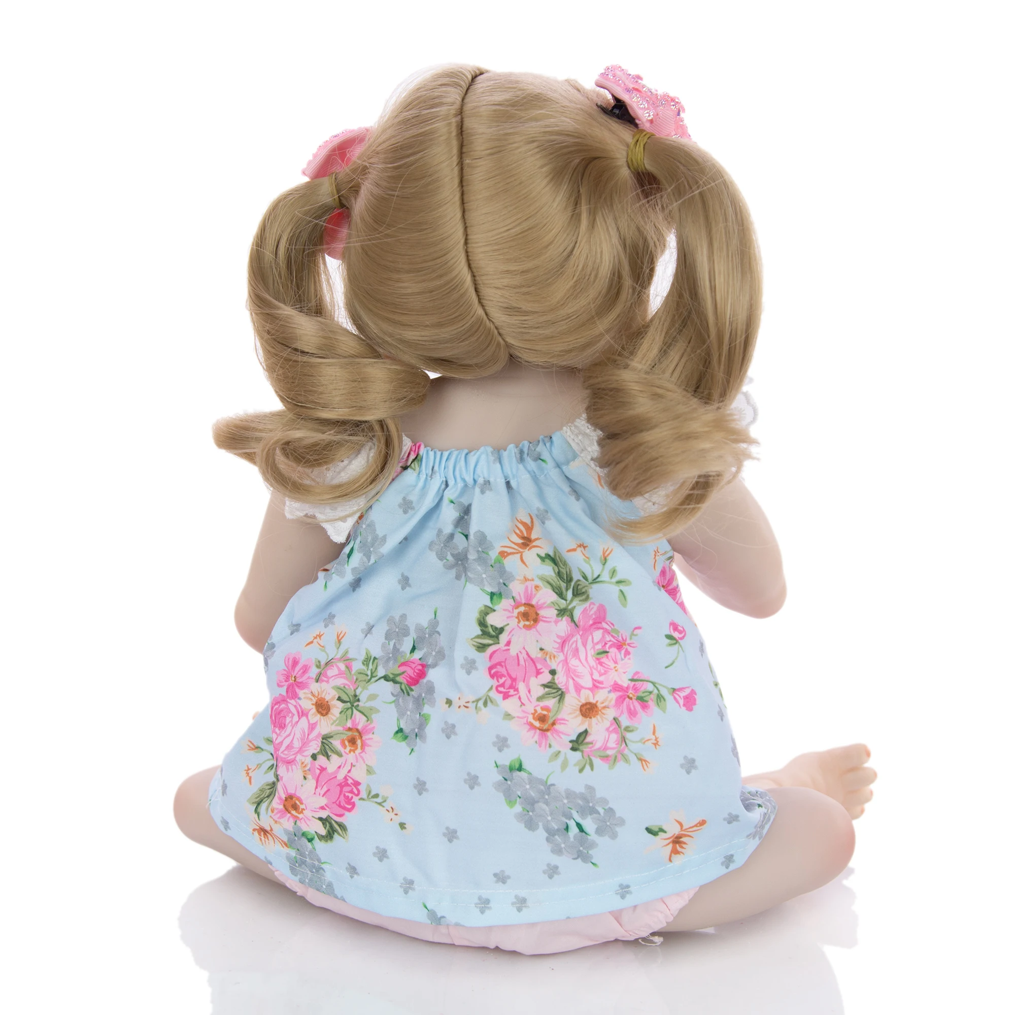 Кукла реборн KEIUMI виниловая кукла для девочек 57 см 23 дюйма полностью из силикона