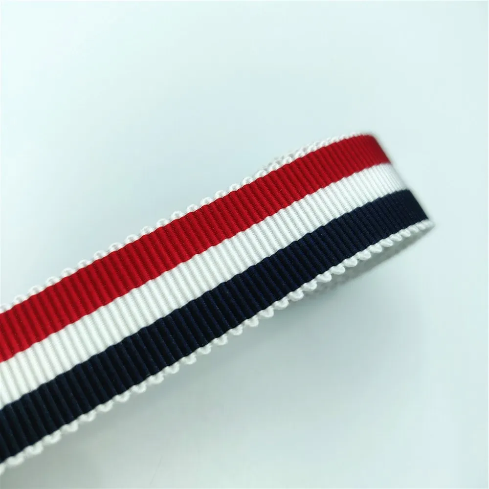 Корея одежда декоративных полосатых матовая полиэфирная шляпа на красный Белый