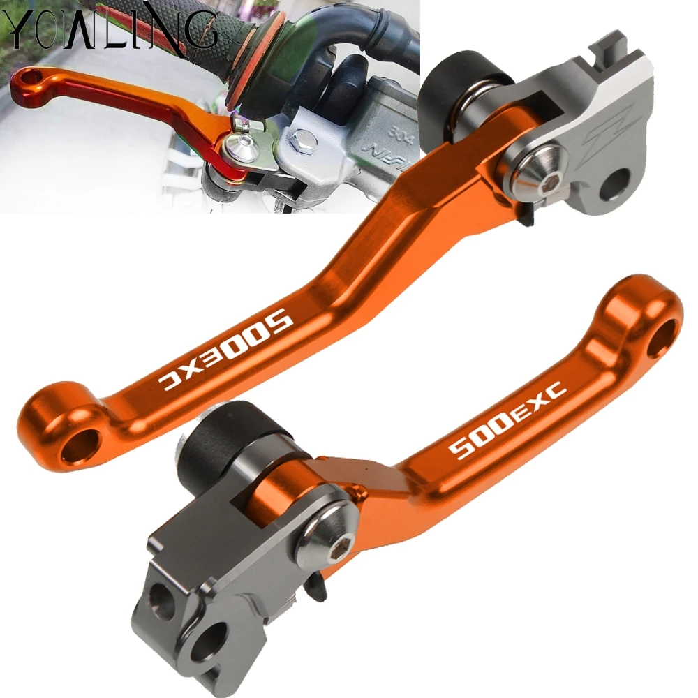 

Для 500EXC 500 EXC 2014 2015 2016 2017 2018 Кроссовый мотоцикл алюминиевый складной рычаг тормоза сцепления на заказ