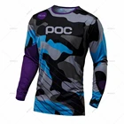 Командные Джерси POC 2021 для мотоциклов, мотокроссов, гоночных горных велосипедов, велосипедная футболка MX для внедорожников, длинная футболка для езды на велосипеде, горнолыжная футболка для BMX