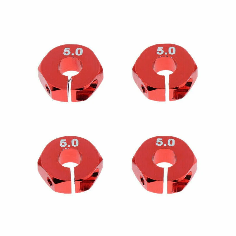 

4 шт. адаптер из алюминиевого сплава с шестигранным хвостовиком 5 мм, обновленные детали с 4 болтами для HSP 1/10, аксессуары для радиоуправляемы...